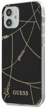 Telefoniümbris Guess GUHCP12SPCUCHBK, Apple iPhone 12 mini, must