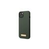 Telefoniümbris Guess Silicone Logo Plate MagSafe GUHMP13MSBPLA, Apple iPhone 13 6.1, roheline/khaki