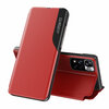 Telefoniümbris Hurtel Eco Leather View, Poco M4 Pro 5G, punane