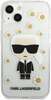 Telefoniümbris Karl Lagerfeld Ikonik Flower KLHCP13SHFLT, Apple iPhone 13 mini, läbipaistev