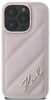 Telefoniükaanne Karl Lagerfeld Quilted Signature, Apple iPhone 16, roosa