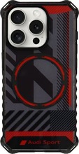 Telefoniümbris Audi IML Sport MagSafe Case AU-IMLMIP15PM-RSQ/D2-BK, Apple iPhone 15 Pro Max, must