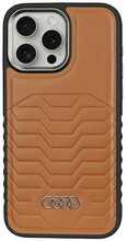 Audi Synthetic nahast ümbris AU-TPUPCMIP14PM-GT/D3-BN, Apple iPhone 14 Pro Max, pruun