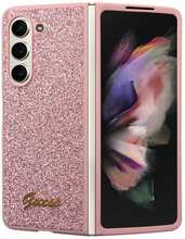 Telefoniümbris Guess Glitter Script GUHCZFD5HGGSHP, Samsung Galaxy Z Fold 5, roosa