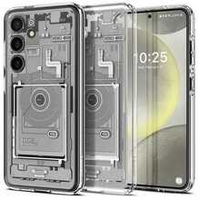 Telefoniümbris Spigen Ultra Hybrid Crystal Zero One, Samsung Galaxy S24, valge