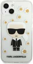 Telefoniümbris Karl Lagerfeld Ikonik Flower KLHCP13SHFLT, Apple iPhone 13 mini, läbipaistev