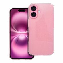 Telefoniükaas OEM Clear Case 2mm Blink, Apple iPhone 16, roosa