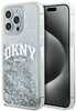 Telefoniümbris DKNY Liquid Glitter Big Logo DKHCP15LLBNAET, Apple iPhone 15 Pro, valge