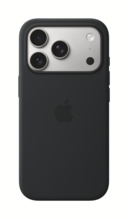 Telefoniümbris Apple Silicone Case with MagSafe, iPhone 17 Pro, must