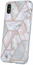 Telefoniümbris Geometric Marble Case Fusion Accessories, Apple iPhone 12 Pro Max, roosa