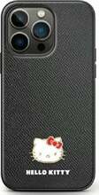 Telefoniümbris Hello Kitty HKHCZF5PGHDLMK Metal Logo Kitty Head, Samsung Galaxy Z Flip 5, must