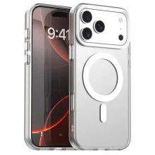 Hübriidmagnetiga kaitseümbris, iPhone 18 Pro/17 Pro, valge