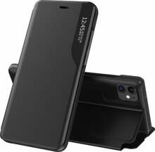 Telefoniümbris Eco Leather View Case, Apple iPhone 13 Pro Max, must
