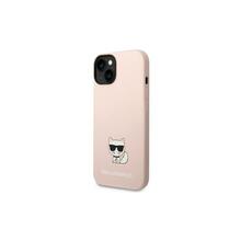 Telefoniümbris Karl Lagerfeld KLHCP14LSLCTPI Silicone Choupette Body, Apple iPhone 14 Pro, heleroosa