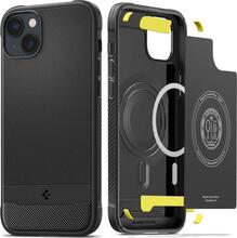 Telefoniümbris Spigen Rugged Armor Mag MagSafe, Apple iPhone 14, matt must
