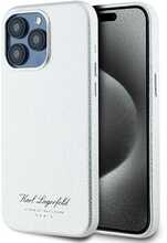 Telefoniümbris Karl Lagerfeld Grained PU Hotel RSG, Apple iPhone 15 Pro Max, hall