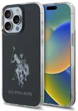 Telefoniümbris US Polo USHCP15XTPUHRBK Shiny Big Logo, Apple iPhone 15 Pro Max 6,7, must