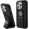 Telefoniümbris Guess Hardcase Grip Stand 4G Saffiano Strass GUHCP15XPGSSADK, Apple iPhone 15 Pro Max, must