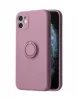 iLike Silicone Ring ümbris, Apple iPhone 14 Pro Max, lilla