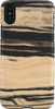 Telefoniümbris Man&Wood, Apple iPhone X/XS, valge eebenipuu must