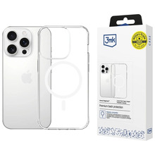 3MK Armor MagCase ümbris, Apple iPhone 16 Pro, MagSafe, läbipaistev