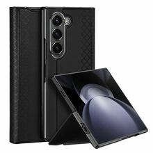 Dux Ducis Brill nahast telefoniümbris, Samsung Galaxy Z Fold6, must