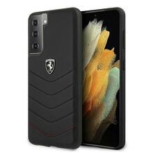 Telefoniümbris Ferrari Off Track Quilted FEHQUHCS21MBK, Samsung Galaxy S21 Plus, must