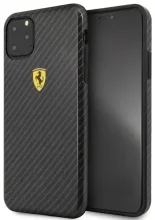 Telefoniümbris Ferrari Protect Case FESPCHCN65CBBK, Apple iPhone 11 Pro Max, must