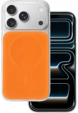 Glossy MagSafe ümbris, Apple iPhone 14 Pro, oranž, Tel Protect
