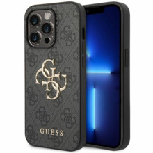 Telefoniümbris Guess 4G Big Metal Logo GUHCP15X4GMGGR, Apple iPhone 15 Pro Max, hall