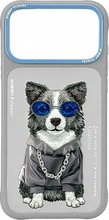 Telefoniümbris Nimmy Glasses Cool Dog, Apple iPhone 17 Pro, hall
