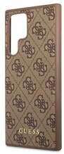 Telefoniümbris Guess GUHCS22LG4GFBR, Samsung Galaxy S22 Ultra, pruun