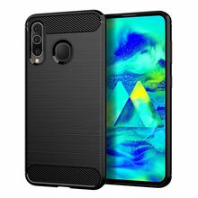 Telefoniümbris OEM Carbon, Samsung Galaxy A20S, must