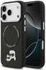 Telefoniümbris Karl Lagerfeld Karl & Choupette Pins MagSafe, Apple iPhone 17 Pro Max, must