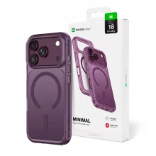 AmazingThing Minimal Mag Drop Proof Case 3 Lens, iPhone 18 Pro Max, lilla