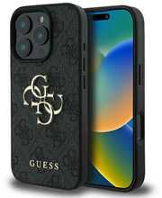 Telefoniümbris Guess 4G Big Logo, Apple iPhone 16 Pro Max, must