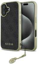 Telefoniümbris Guess GUHCP16MGF4GGR 4G Charms Collection, Apple iPhone 16 Plus, must