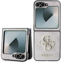 Telefoniümbris Guess PU 4G Metal Logo GUHCZF64GMGPI, Samsung Galaxy Z Flip 6, roosa