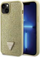 Telefoniümbris Guess Rhinestone Triangle GUHCP14MHDGTPD, Apple iPhone 14 Plus, kuldne