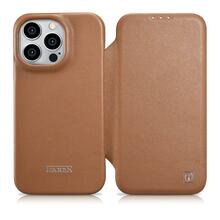 Telefoniümbris iCarer CE Premium Leather MagSafe, Apple iPhone 14 Pro, pruun
