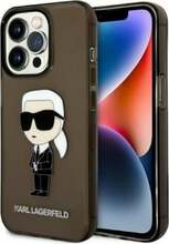 Karl Lagerfeld Ikonik Karl telefoniümbris KLHCP14XHNIKTCK, Apple iPhone 14 Pro Max, must