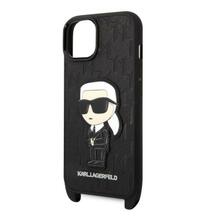 Telefoniümbris Karl Lagerfeld Monogram Ikonik Patch KLHCP14MSTKMK, Apple iPhone 14 Plus, must