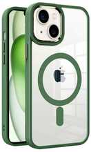 Telefoniümbris Reach Premium Mag Cover, Apple iPhone 15 Plus, roheline