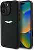 Aston Martin HC Leather Victory Design ümbris, Apple iPhone 16 Pro Max, must
