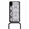 Telefoniümbris Lookabe Necklace Snake Edition loo024, iPhone Xr, silver black