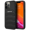 Telefoniümbris Mercedes AMG Leather Debossed Lines AMHCP14XGSEBK, Apple iPhone 14 Pro Max, must