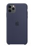 Silikoonümbris Apple Silicone Case MWYW2ZM/A, iPhone 11 Pro Max, midnight blue