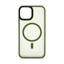 Connect Hybrid Case With Magnetic PC+TPU, Apple iPhone 13 Pro, roheline