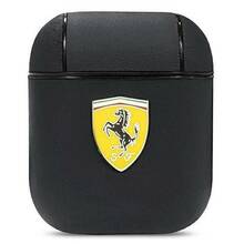 Kõrvaklappide ümbris Ferrari On Track Leather FESA2LEBK, Apple AirPods, must