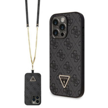 Telefoniümbris Guess Crossbody 4G Metal Logo GUHCP14LP4TDSCPK, Apple iPhone 14 Pro, must